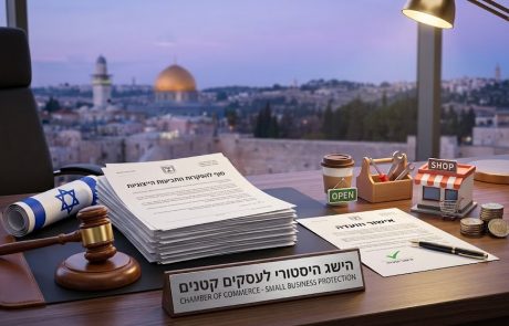 הישג היסטורי לעסקים הקטנים בישראל!  סוף להפקרות התביעות הייצוגיות – ניצחון לאחריות ולאחדות!