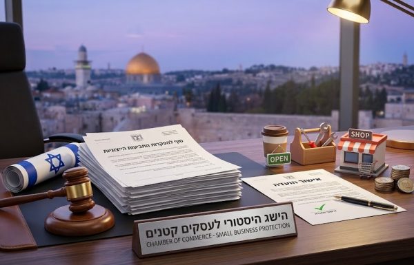 הישג היסטורי לעסקים הקטנים בישראל!  סוף להפקרות התביעות הייצוגיות – ניצחון לאחריות ולאחדות!